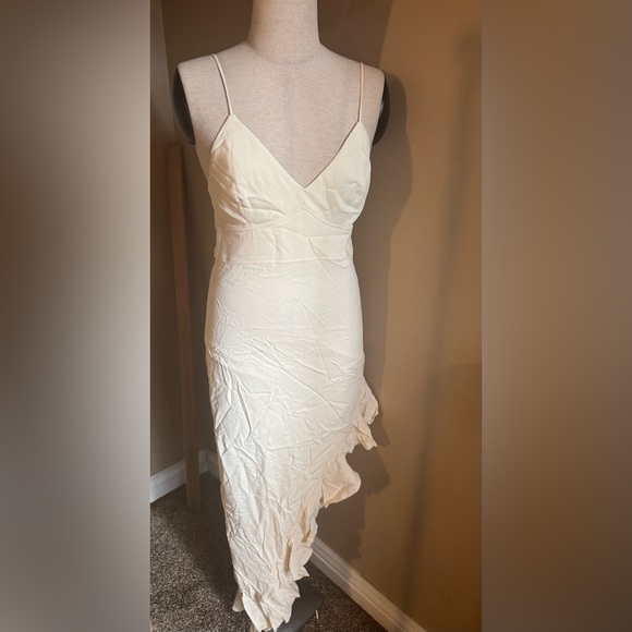 Mango Asymmetrical Ruffle Dress - Picture 6 of 13